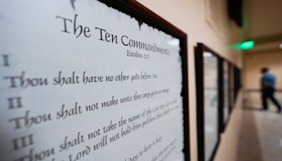 Louisiana's new public school Ten Commandments law faces legal challenge