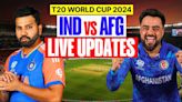 IND vs AFG, T20 World Cup 2024 Highlights: India win by 47 runs