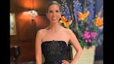 Margarita Vargas, pura elegancia con su vestido español de gala en Nueva York