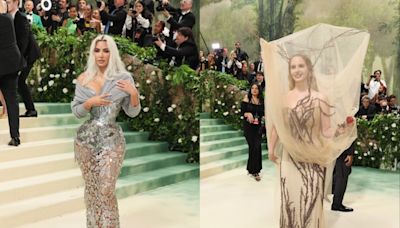 Kim Kardashian hilariously dodges Lana Del Rey’s Met Gala dress