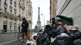 Pictures show Parisians living in filth while thousands of tons of trash pile up around the city