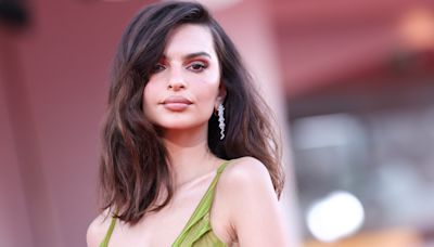 Emily Ratajkowski Wore A 20-Year-Old Plunging Gucci Gown That Was So "Brat Summer"