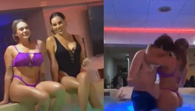 Jossmery Toledo y Aida Martínez ganan dólares en streaming hot dentro de jacuzzi: cumplieron retos en diminutas prendas