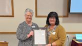 Elaine Hess receives Freedom From Selfishness Award