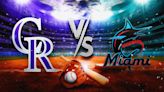 Rockies vs. Marlins prediction, odds, pick, how to watch - 5/2/2024