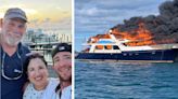 Yacht fire survivors on terror before jumping into water: 'Like a fire-breathing dragon'