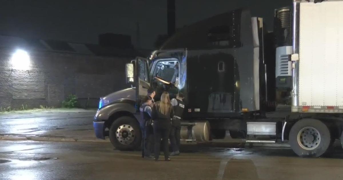 Man shot while sitting inside semi-truck on Chicago's West Side