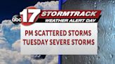 Tracking afternoon scattered storms with possible severe storms Tuesday - ABC17NEWS