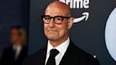 Stanley Tucci Rocks a Double-Breasted Jacket in a Sleek Brunello Cucinelli Look on the Red Carpet