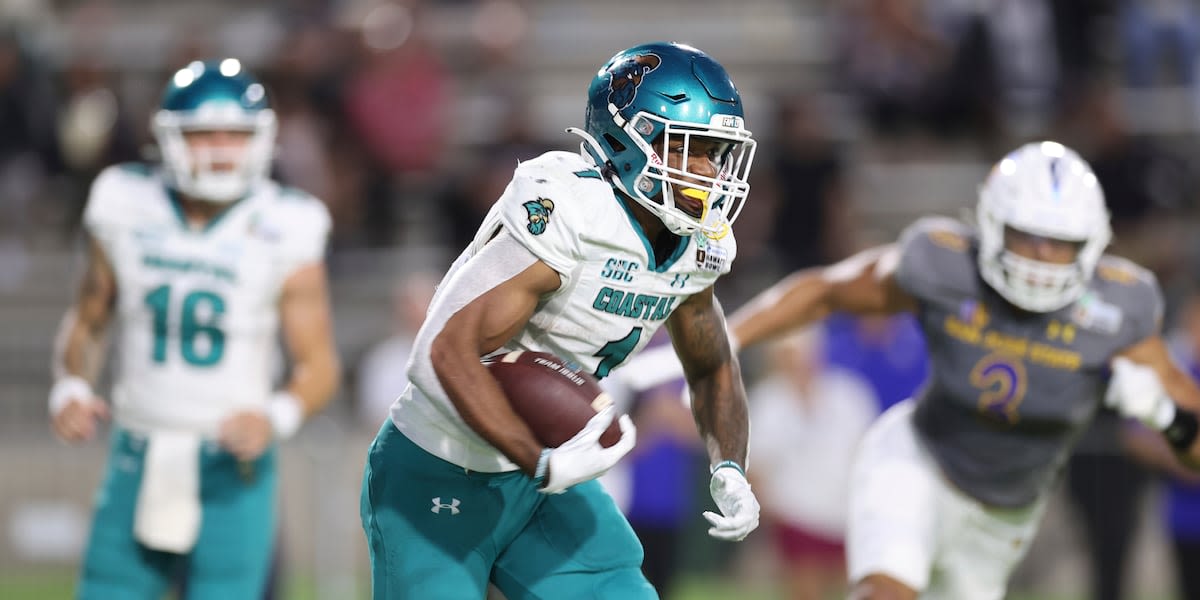 Coastal Carolina RB Braydon Bennett likely to miss game at Temple