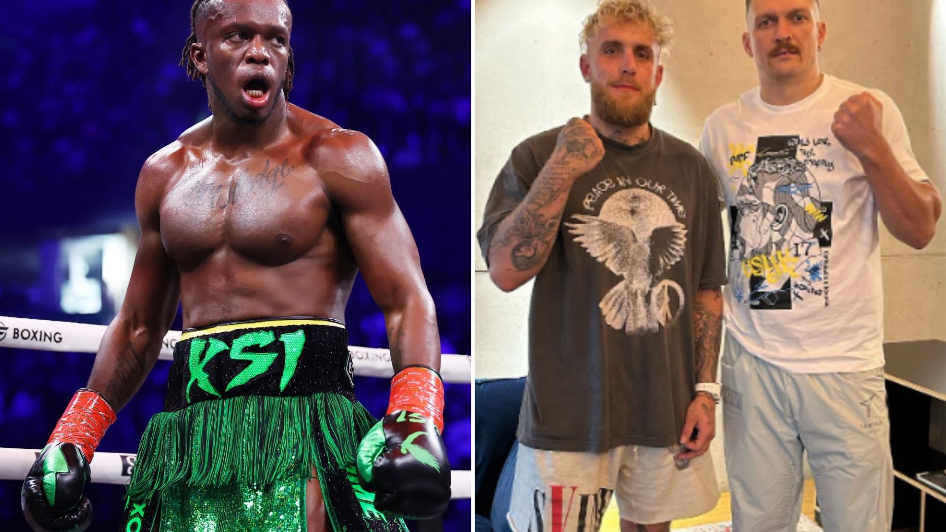 KSI and Jake Paul brutally digged out by Oleksandr Usyk ahead of Tyson Fury bout