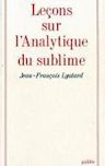 Lessons on the Analytic of the Sublime