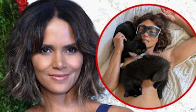 Halle Berry Poses Topless with Cats For 'Catwoman' 20th Anniversary