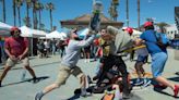 San Bernardino man arrested after fight broke out at Huntington Beach pro-Trump gathering