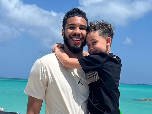 Jayson Tatum Reveals What Son Deuce Said to Him After NBA Title Win