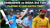 India vs Zimbabwe 4th T20 Playing 11, live match time (IST), streaming