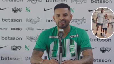 Edwin Cardona “engañó” a sus hijos para ser presentado en Atlético Nacional