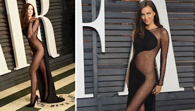 Todas las veces que Irina Shayk sorprendió con vestidos transparentes, con aberturas y muy seductores