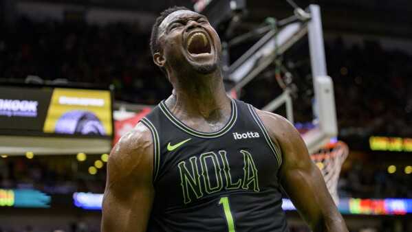 "The best is yet to come." Hear why Zion Williamson is excited about his future in New Orleans