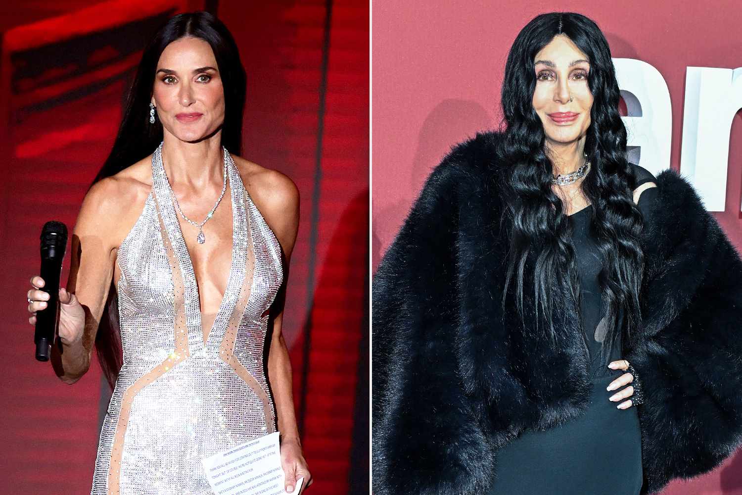 Demi Moore Praises Cher As 'My Personal Hair Inspiration' at amfAR Gala: 'She’s a Style Icon’