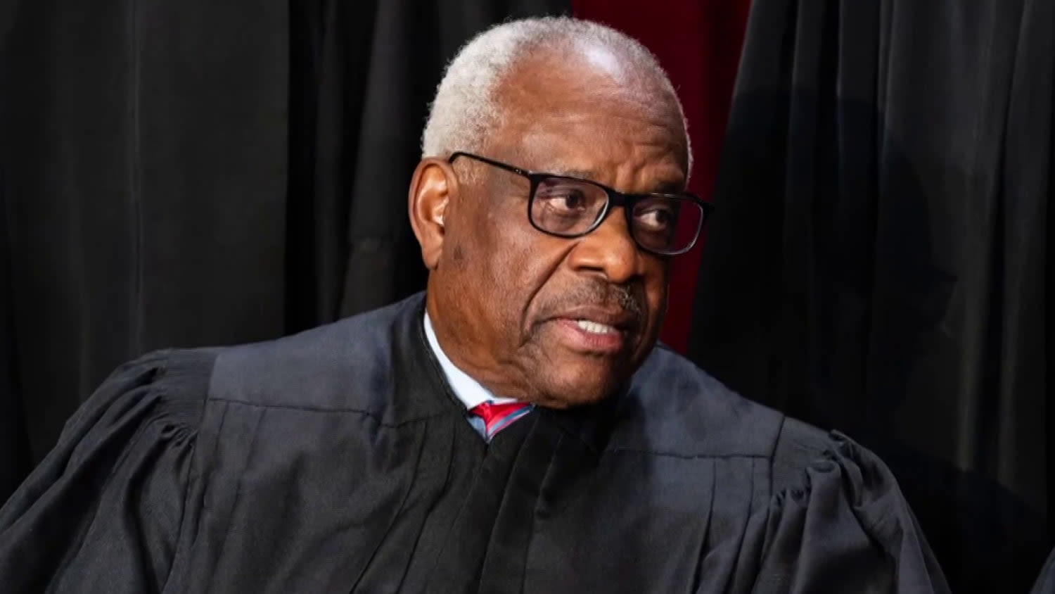 Clarence Thomas stands alone, dissenting that domestic abusers have a right to deadly weapons