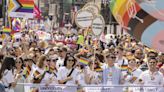 Tens of thousands march in Pride parade in central London