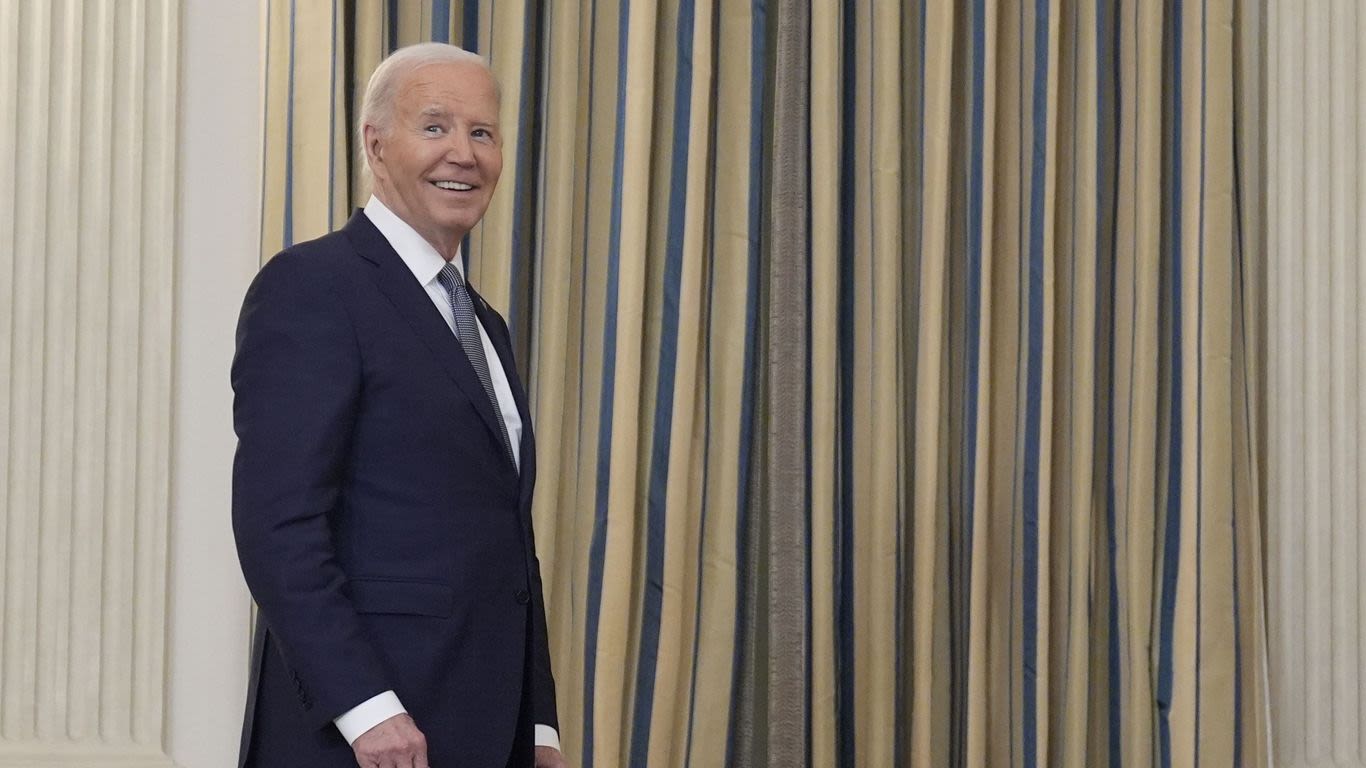 Biden smirk on Trump's 'political prisoner' claim makes campaign video
