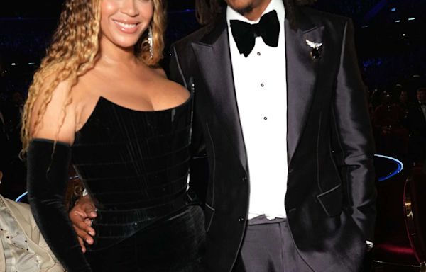 Beyoncé Wore a Completely See-Through Ruffled Dress on a Rare Date Night