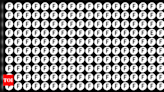 Optical Illusion: Only those with sharp vision can find 'E' in this image | - Times of India