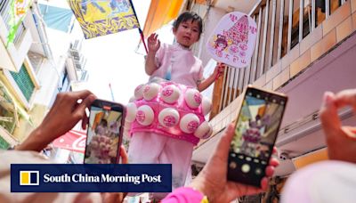 Thousands flock to Hong Kong’s Cheung Chau for famed parade and festival