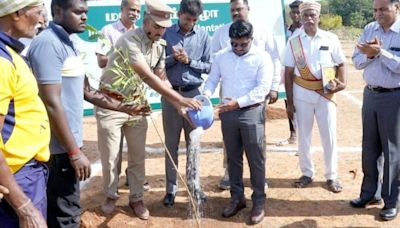 Planting of 21,000 saplings under Tamil Nadu Green Mission begins in Sivakasi