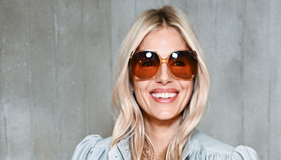 Sienna Miller embraces boho chic at Chloé's Paris show