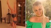 Aos 42 anos, Britney Spears mostra habilidade andando de ponta-cabeça; vídeo