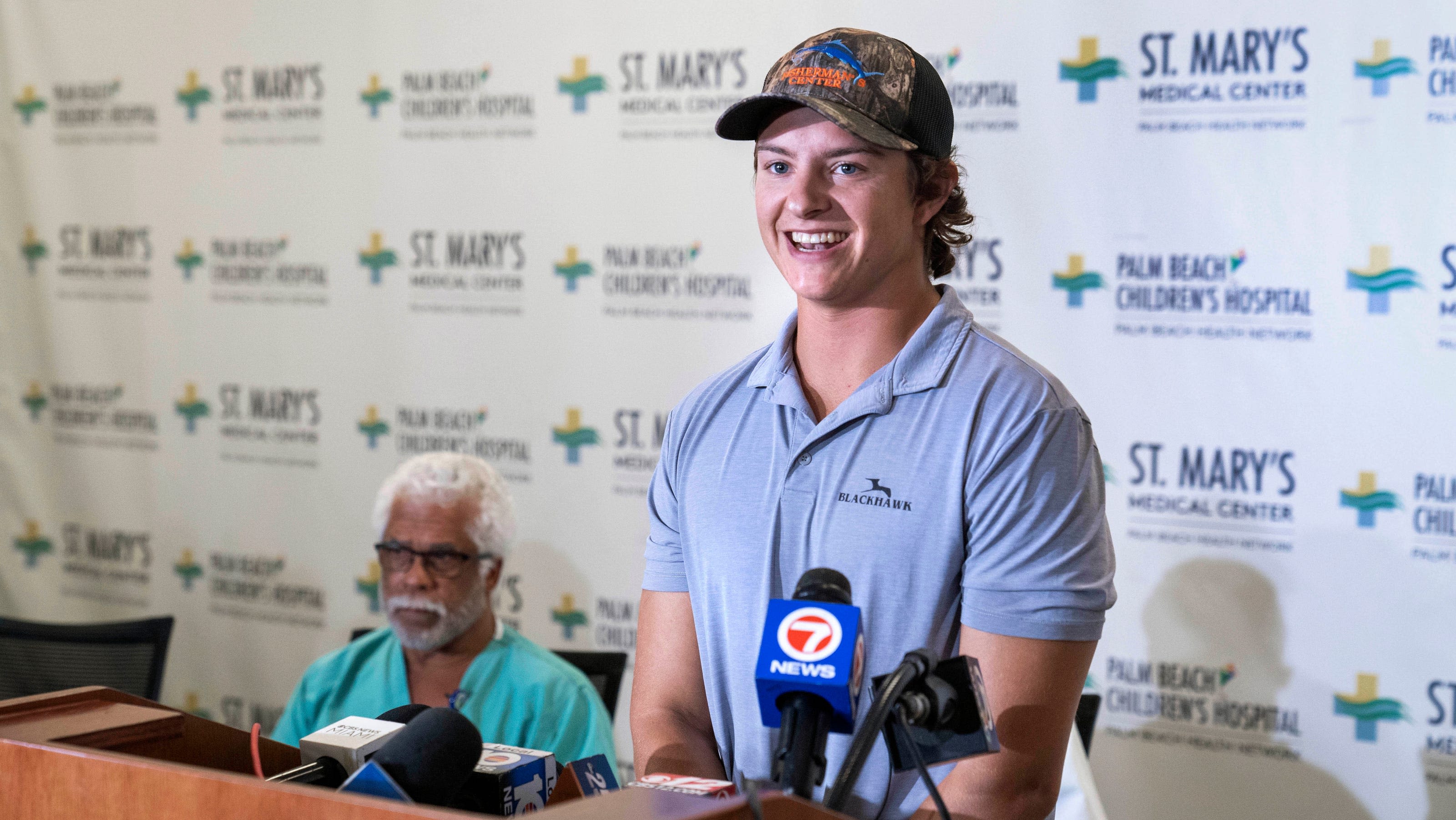 24-year-old man bitten by sharks after fall from boat at a Bahamas marina