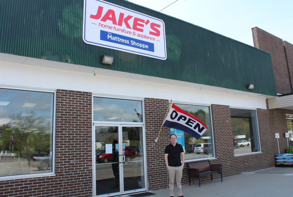 Jake’s aims to fill gap left behind by Sears, Bouffard’s Furniture & Carpet in Farmington