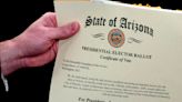Fake electoral documents under new scrutiny as Trump prepares for Arizona visit