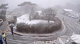 巧合！「8年前同一天」台北市陽明山也下雪