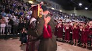 Grad gets surprise reunion with military brother during ceremony