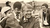 Jimmy Carter visited Manitowoc in 1976. He laid a wreath aboard the USS Cobia and spoke at the Senior Center. Here's a look back at his primary campaign stop.