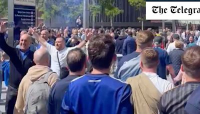 Watch: King’s Cross Underground closed after ‘football fans set off flares’