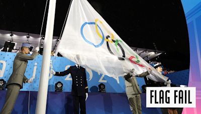 Olympics highlights: Flag raised upside down in Paris opening ceremony