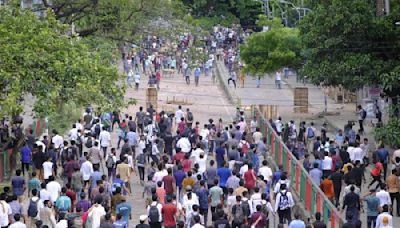 Bangladesh security forces fire bullets and sound grenades as protests over government jobs escalate