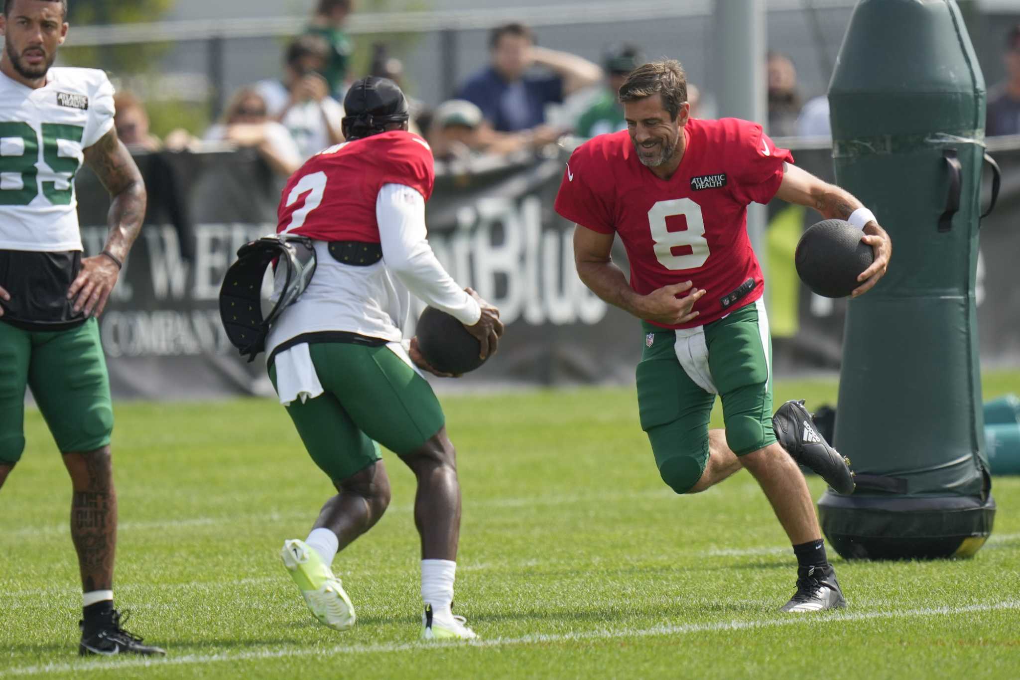 Jets coach Robert Saleh says his 'instinct' is to not play QB Aaron Rodgers during the preseason