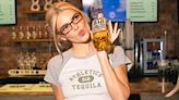 Kendall Jenner flaunts her blonde hair at a tequila party in Texas