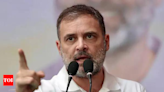 'Solution to relentless terror attacks will come from strong action, not from hollow speeches': Rahul Gandhi on Kathua encounter | India News - Times of India