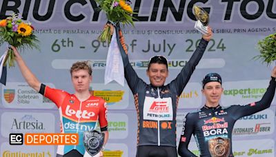 Jonathan Caicedo gana la etapa 3 del Sibiu Cycling Tour en Rumanía