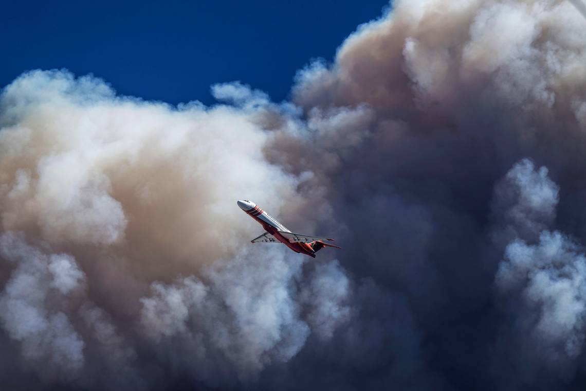 Interactive map shows forecasted path for smoke from California’s Park Fire this weekend