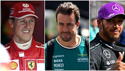 The 10 richest drivers in Formula 1 history have been named & ranked - in order