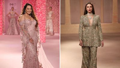 India Couture Week 2024: Sonakshi Sinha, Aditi Rao Hydari and Sobhita Dhulipala dazzle as showstoppers
