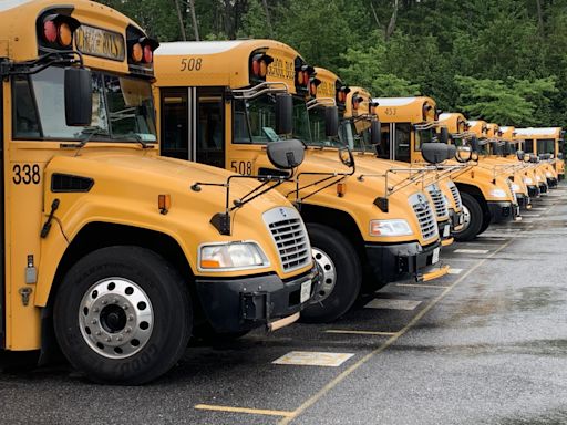 School bus carrying students crashes into the woods in Baltimore County